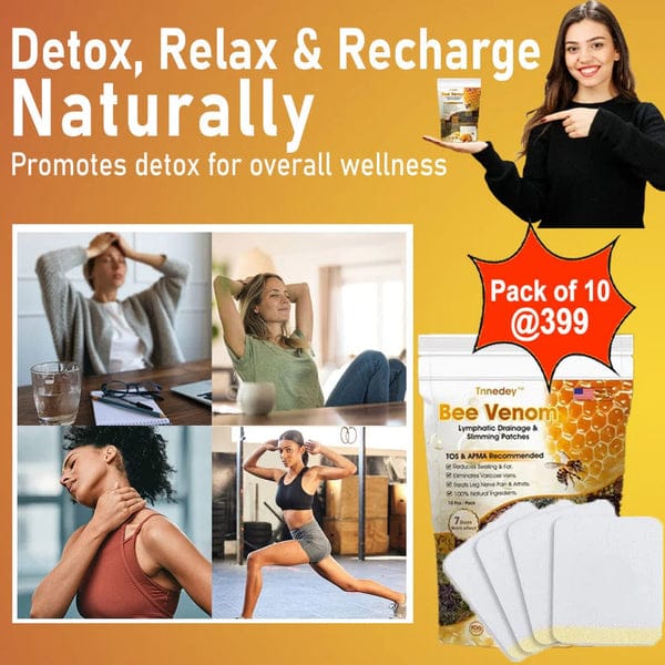 Vee Vesom Lymphatic Daiamage & Sliming Patches (Pack Of 10)