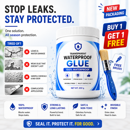 Transparent Waterproof Glue (Pack Of 2)