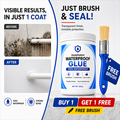 Transparent Waterproof Glue (Pack Of 2)
