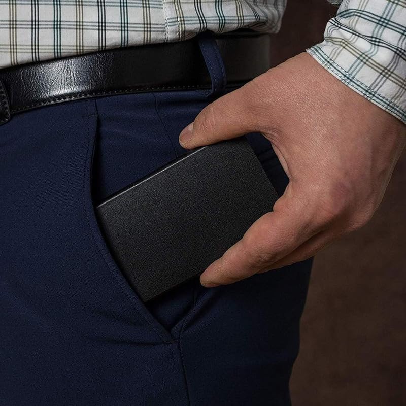 Aluminium Pop-Up Card Holder for Men and Women
