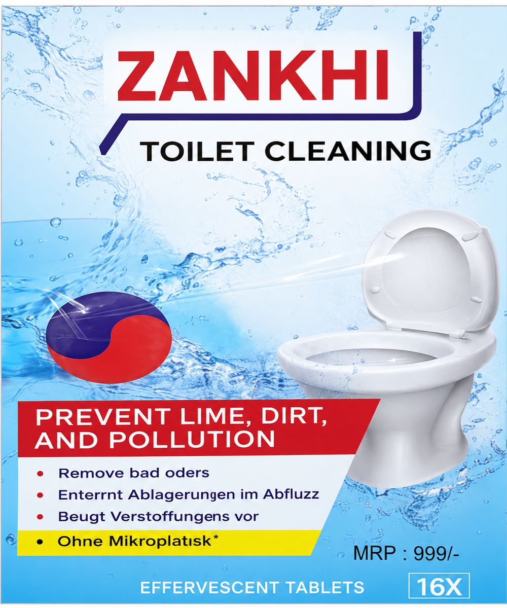 Toilet Cleaning Effervescent Tablets (Pack Of 2)(24 Pcs)