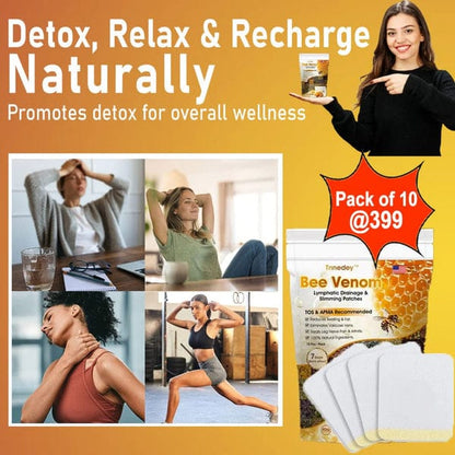 Vee Vesom Lymphatic Daiamage & Sliming Patches (Pack Of 10)