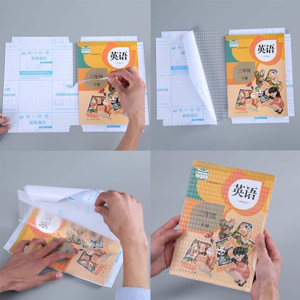 Waterproof Plastic Clear Paper Sticker Book Cover Film