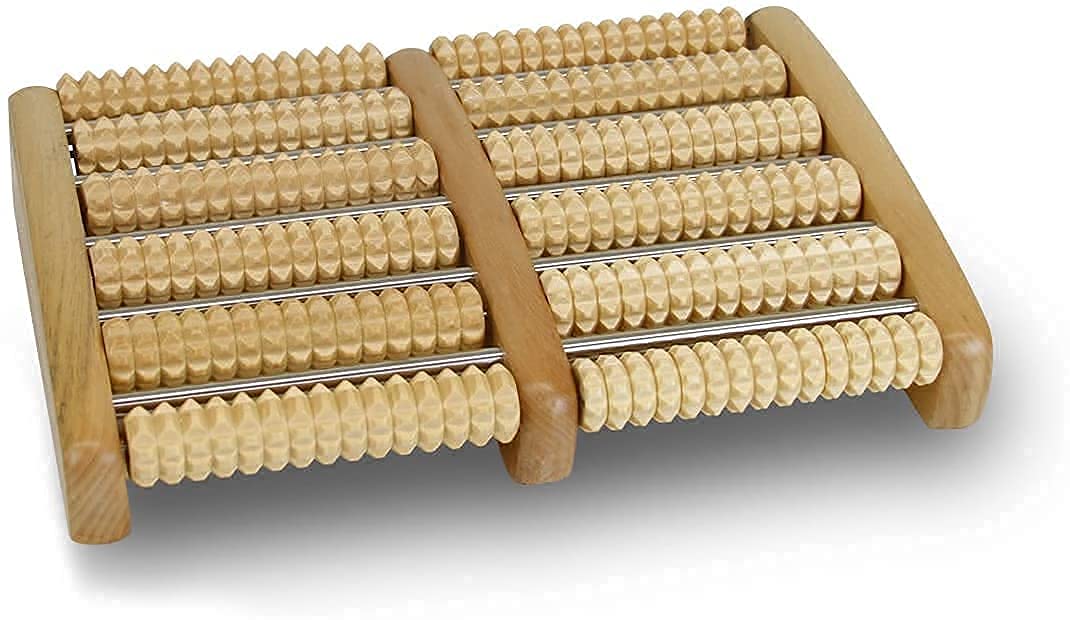 Wooden Roller Foot Massager Body Stress Buster
